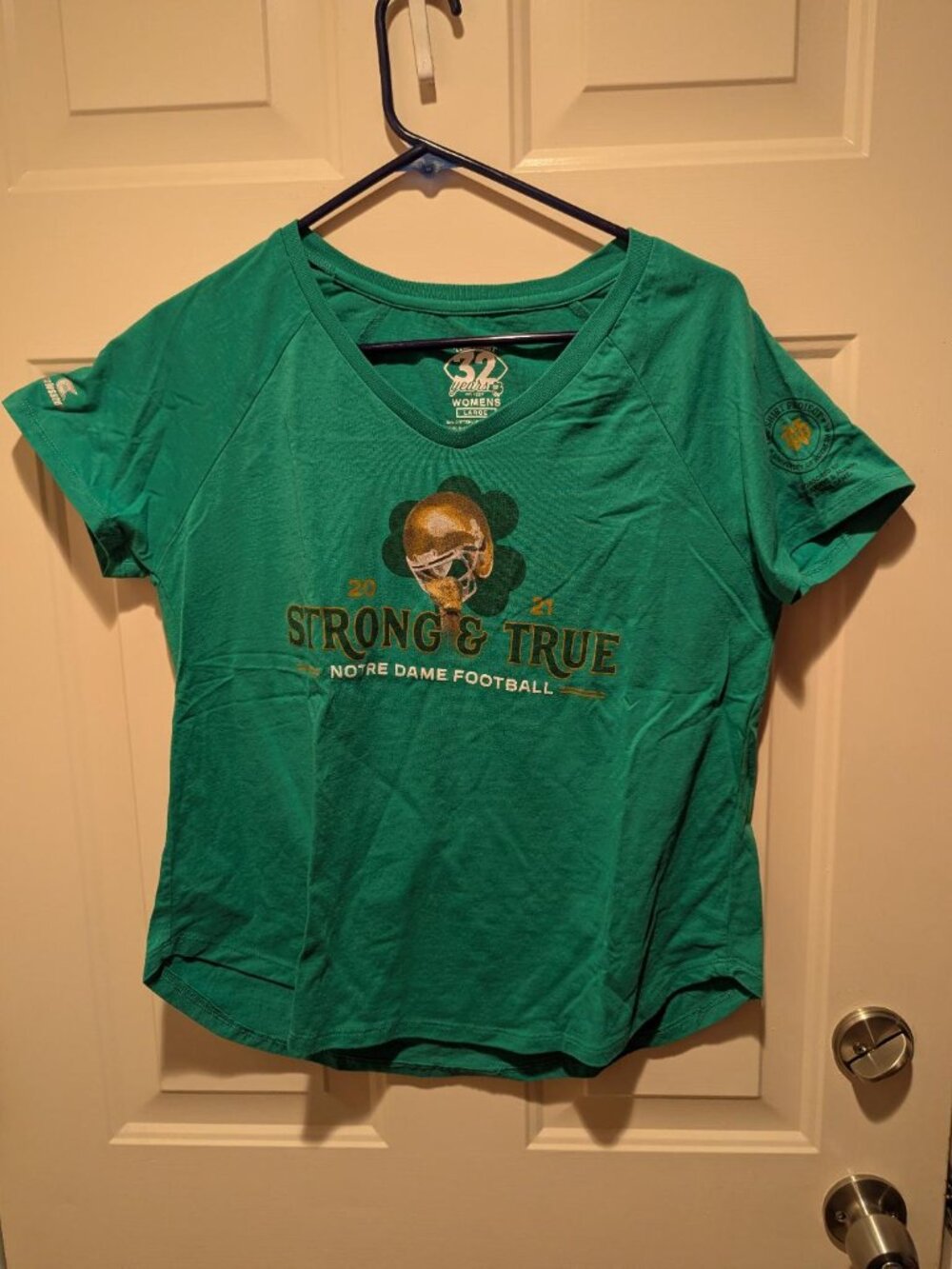 Womens 2021 Notre Dame "The Shirt", Size Large